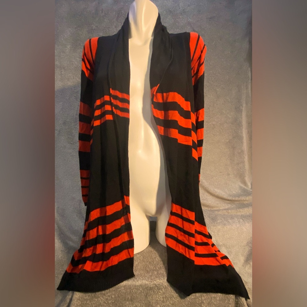 “Socool” Open Draped Front, Long Sleeve Cardigan/Sweater